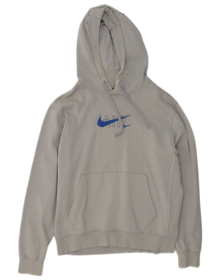 Ανδρικό γραφικό φούτερ Nike, μεγάλο γκρι βαμβακερό