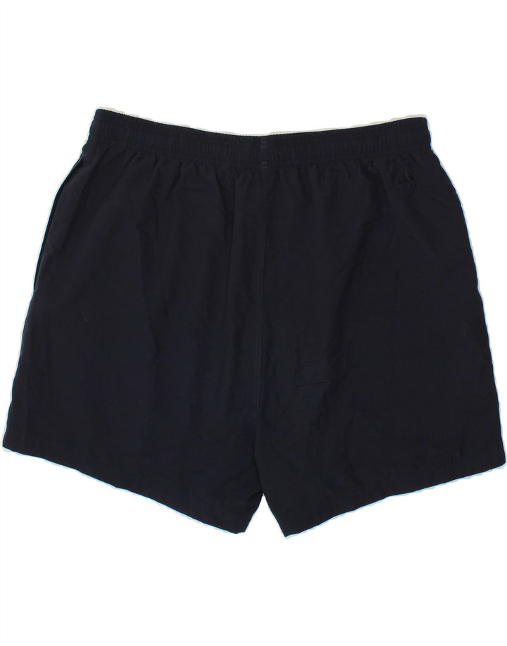 ADIDAS Mens Sport Shorts XL Navy Blue Polyester Vintage Adidas and Second-Hand Adidas from Messina Hembry 