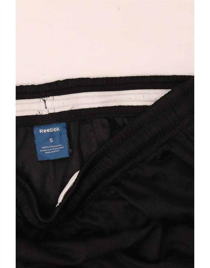 Ανδρικό αθλητικό σορτς Reebok από μικρό μαύρο πολυεστέρα
