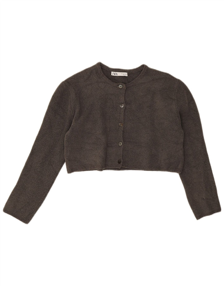 Ζακέτα Zara Crop Oversized UK 10 Small Grey