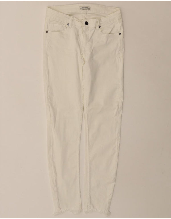 ZARA Γυναικείο Slim Jeans EU 38 Small W28 L26 Λευκό
