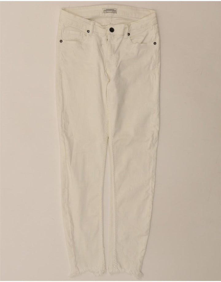 ZARA Γυναικείο Slim Jeans EU 38 Small W28 L26 Λευκό