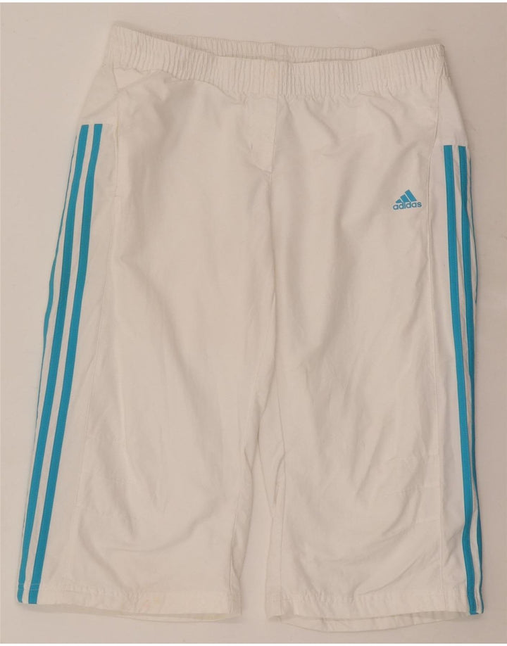 Γυναικείο Αθλητικό Σορτς Βερμούδας Adidas UK 14 Μεσαίο λευκό πολυεστέρα