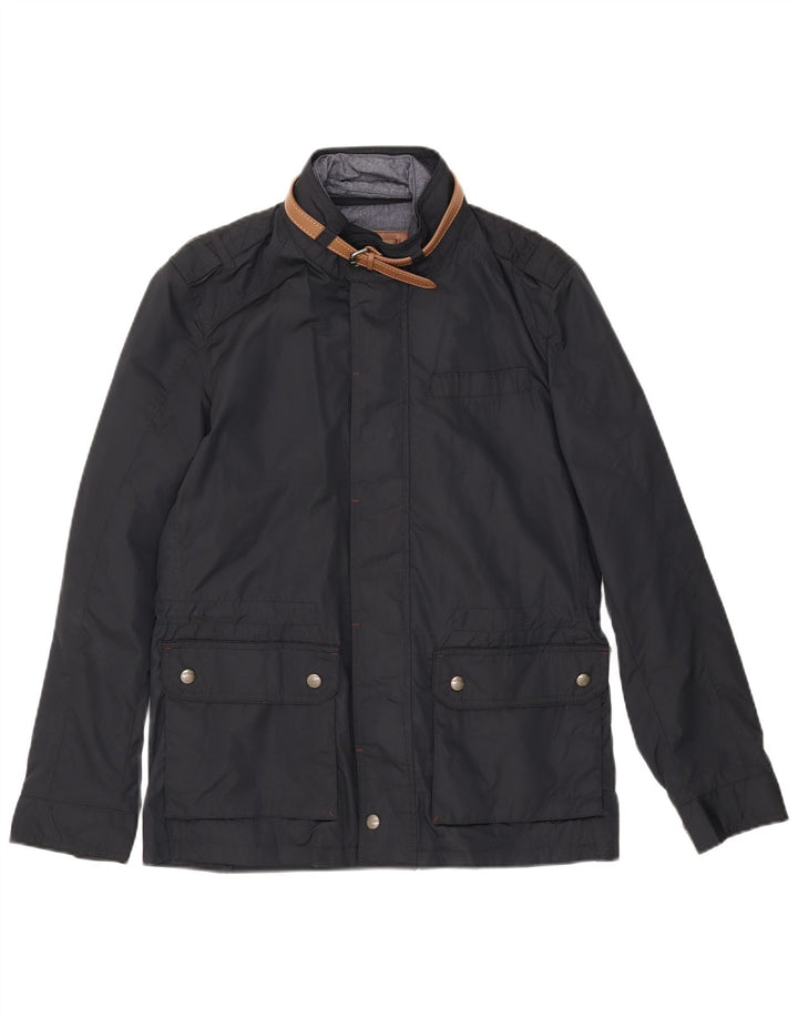 Massimo Dutti Ανδρικό Utility Jacket UK 38 Medium Navy Blue Nylon