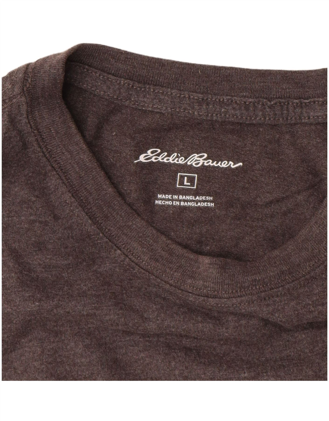 EDDIE BAUER Ανδρικό τοπ μακρυμάνικο μεγάλο γκρι βαμβακερό