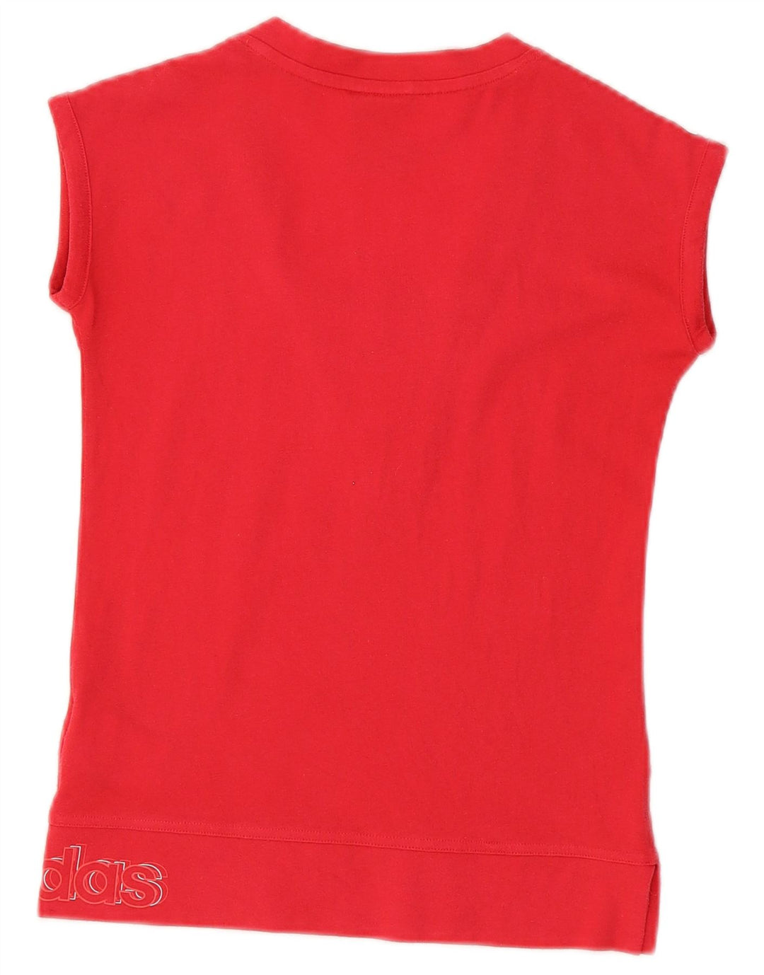 Γραφικό μπλουζάκι ADIDAS για κορίτσια 11-12 ετών ροζ βαμβακερό