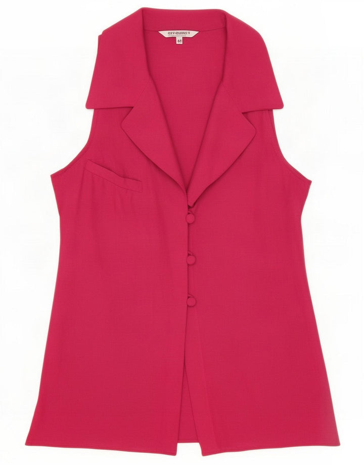 Erreuno Γυναικείο αμάνικο πουκάμισο Μπλούζα IT 44 Medium Pink