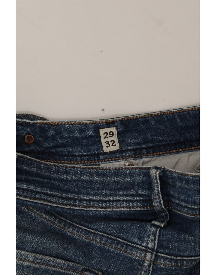 JACK & JONES Mens Clark Regular Fit Denim Shorts W29 Small Blue Cotton Vintage Jack & Jones and Second-Hand Jack & Jones from Messina Hembry 