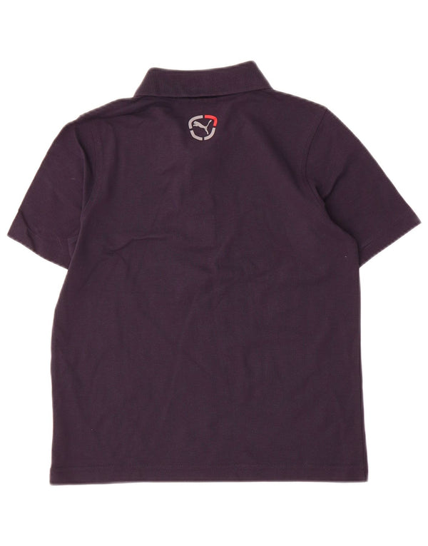 Πουκάμισο Puma Boys Polo 9-10 Years Navy Blue Cotton