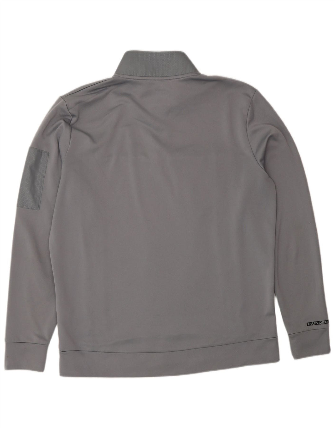 Under Armour Ανδρικό φούτερ με φερμουάρ, μεσαίο γκρι πολυεστέρας