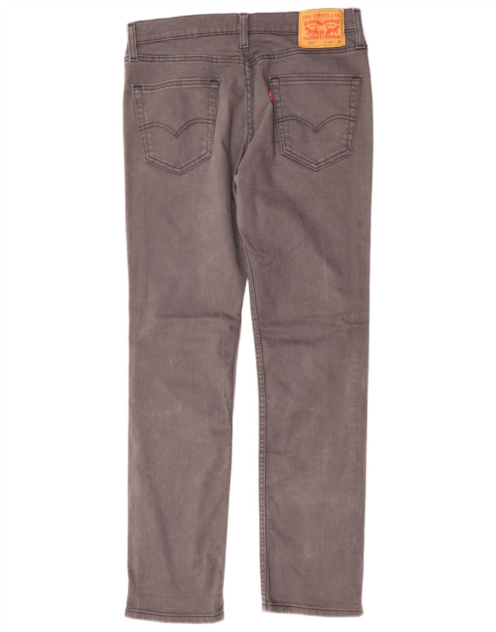Levi's Mens 511 Slim Jeans W33 L32 Γκρι βαμβακερό