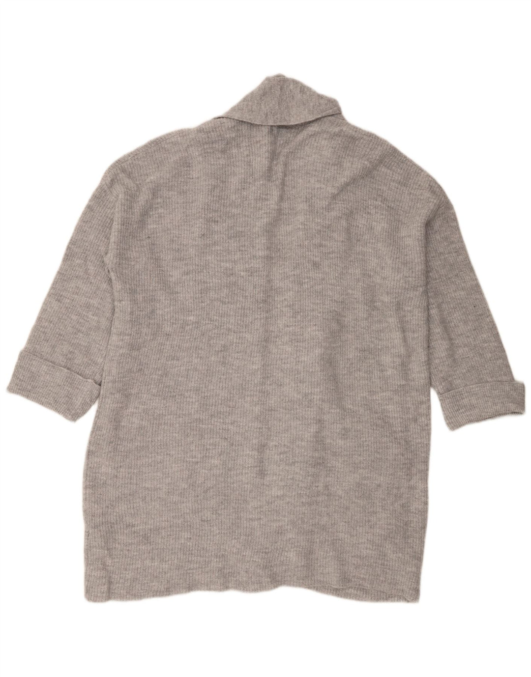Jack Wills Γυναικείο πουλόβερ Longline Cardigan UK 12 Medium Grey