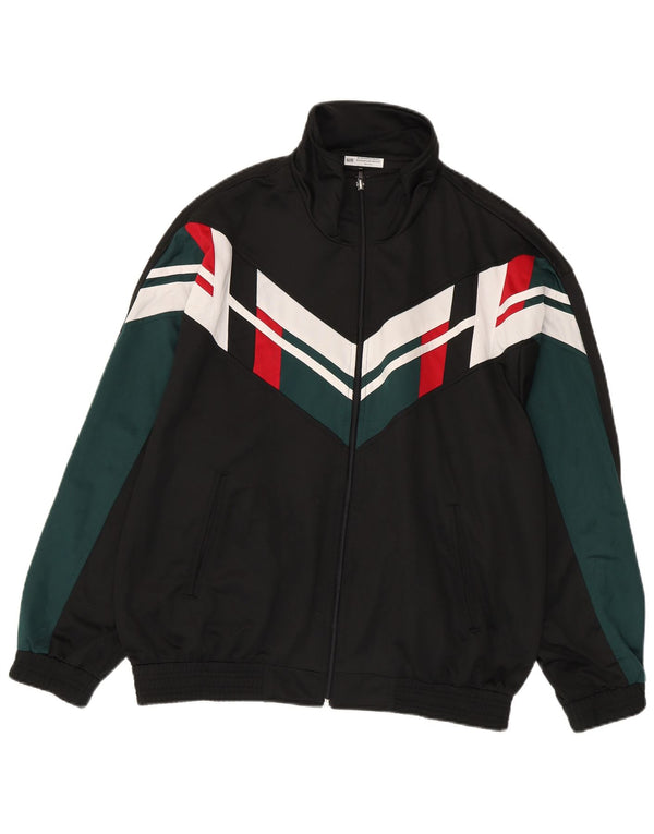 Ανδρική φόρμα Vintage Top Jacket Μεγάλο Μαύρο Χρώμα Πολυεστέρας