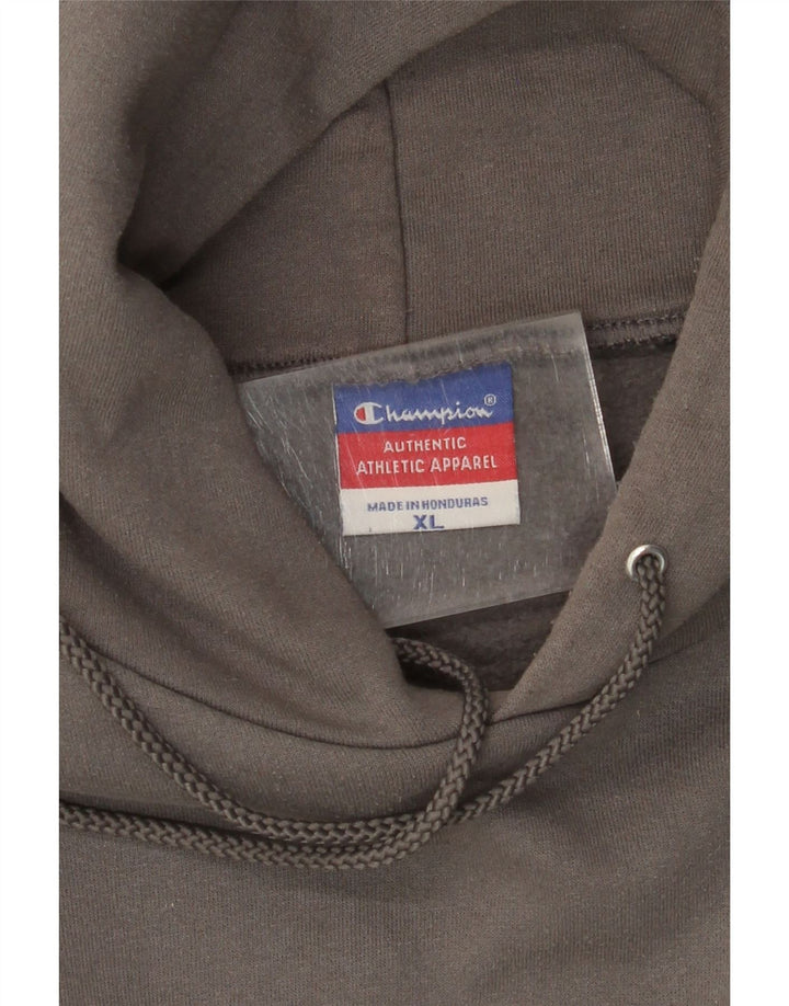 CHAMPION Ανδρικές Αρκούδες Γραφικό Hoodie Jumper XL Γκρι βαμβακερό