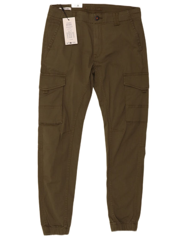 Jack & Jones Ανδρικό Paul Joggers Cargo Παντελόνι W30 L30 Χακί Βαμβακερό
