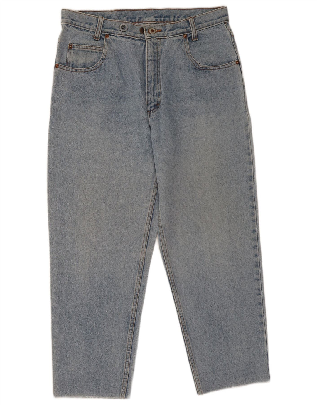 Vintage Γυναικείο Crop Tapered Jeans W32 L26 Blue