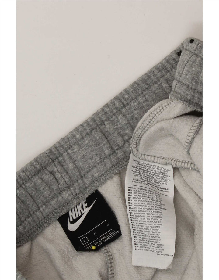 Ανδρική φόρμα Nike Παντελόνι Joggers μεγάλο γκρι βαμβακερό