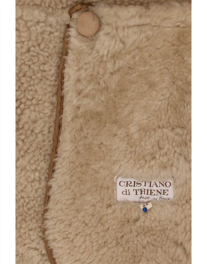 Cristiano Di Thiene Γυναικείο Παλτό Shearling IT 44 Medium Beige