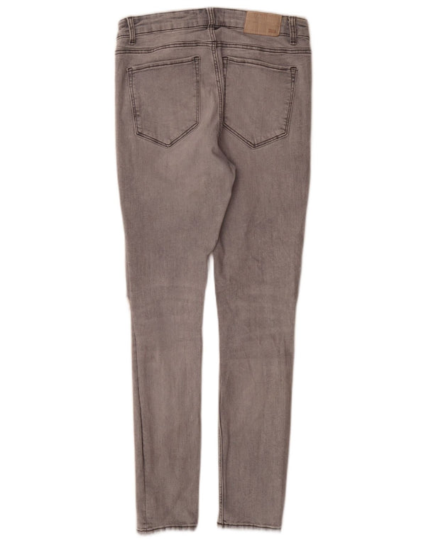 Zara Γυναικεία στενόχωρα τζιν EU 38 Small W28 L27 Γκρι βαμβακερό