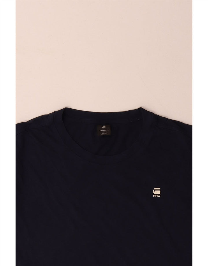 Ανδρικό T-Shirt G-STAR Top XL Navy Blue Cotton