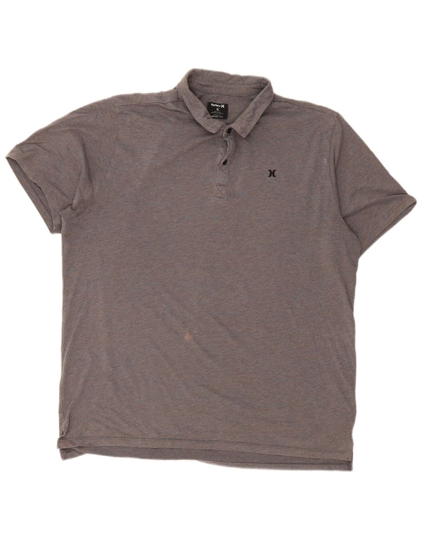 Ανδρικό μπλουζάκι HURLEY Dri Fit Polo XL Γκρι βαμβακερό