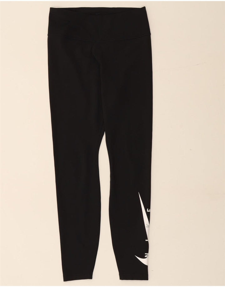 Γυναικείο κολάν NIKE Dri Fit Graphic UK 12 Medium Black