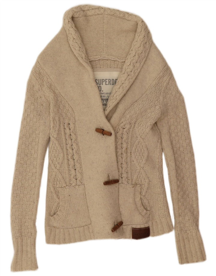 Γυναικεία ζακέτα Superdry UK 10 Small Beige Wool