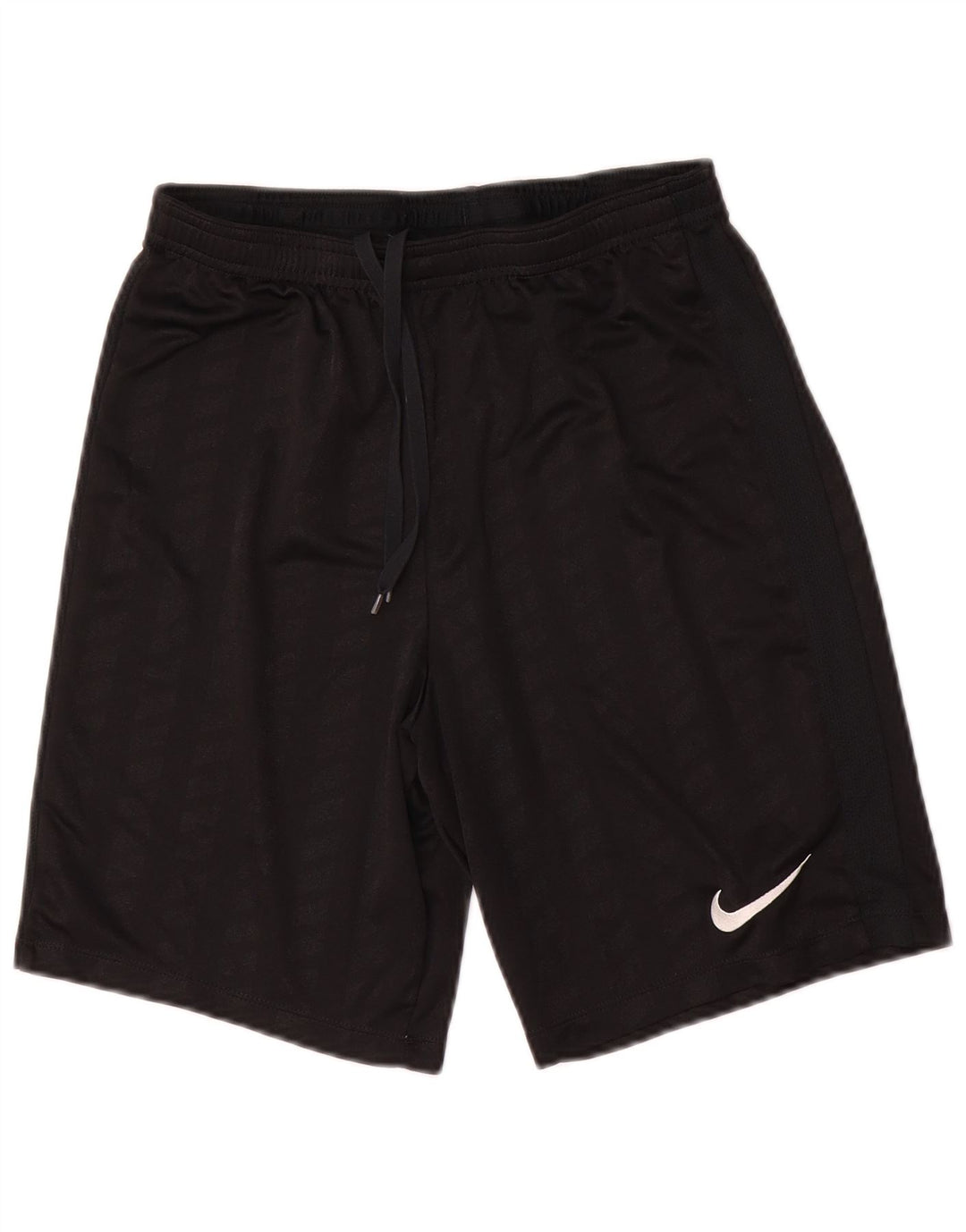 Ανδρικό αθλητικό σορτς Nike Dri Fit, μικρό μαύρο ριγέ πολυεστέρα