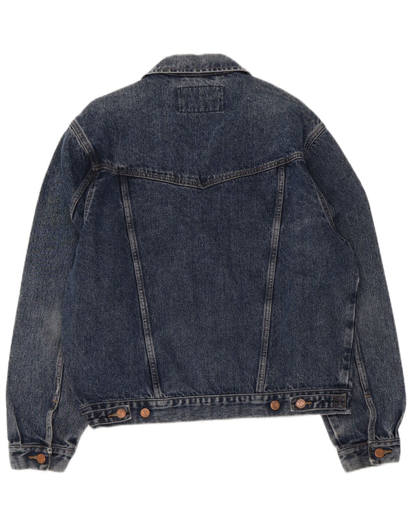 Ανδρικό τζιν μπουφάν Wrangler UK 36 Small Blue Cotton