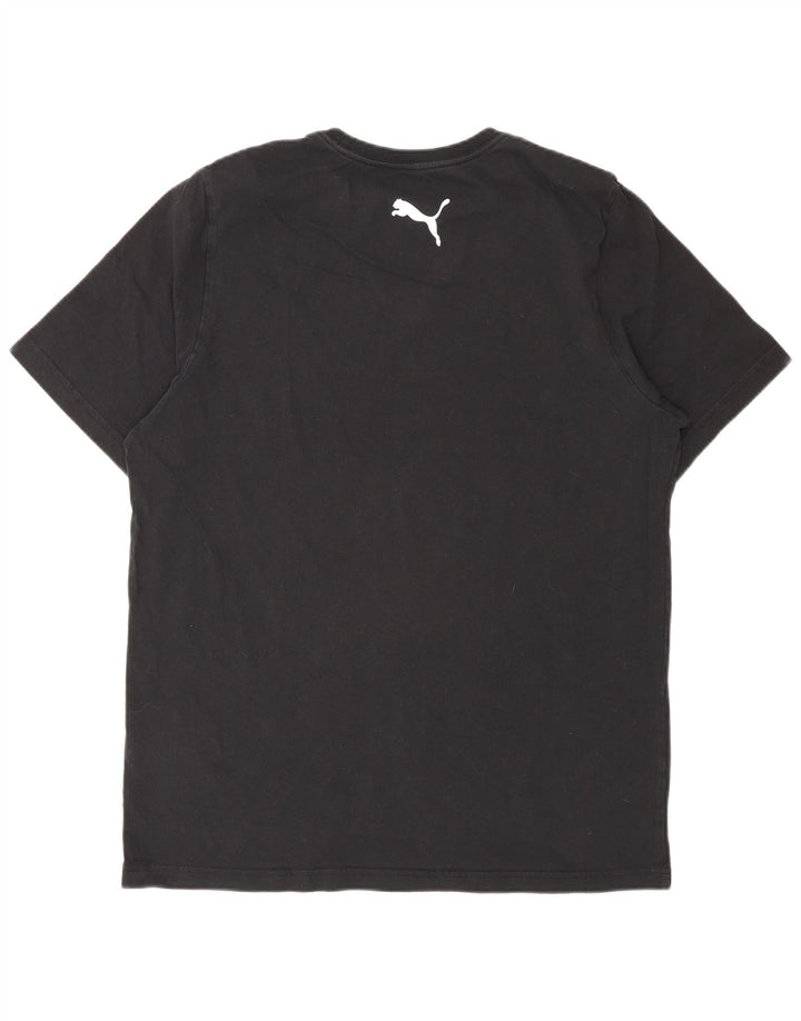 Ανδρικό T-Shirt Puma Top μεγάλο μαύρο βαμβακερό