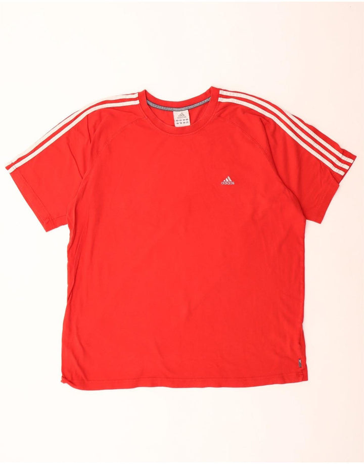 Ανδρικό T-Shirt Adidas Top 2XL κόκκινο βαμβακερό