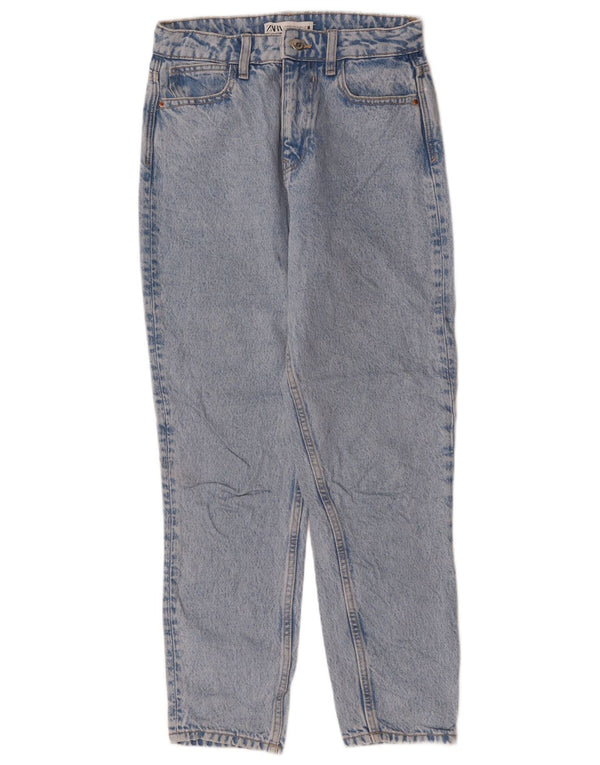 Zara Γυναικείο τζιν κωνικό EU 36 XS W26 L28 Μπλε βαμβακερό