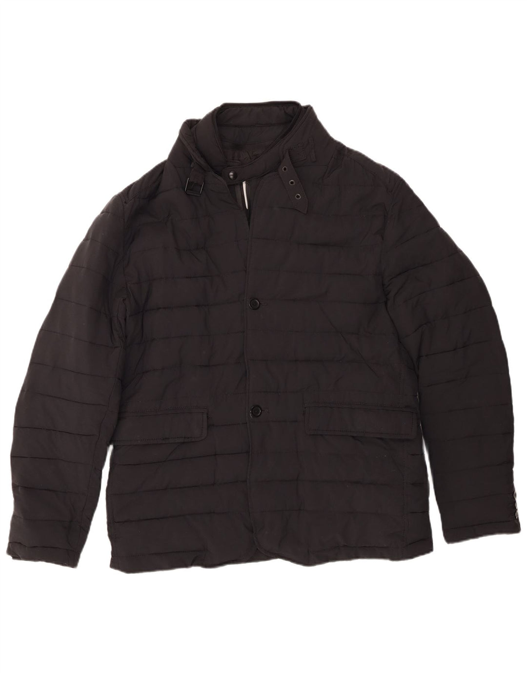 Zara Ανδρικό μπουφάν UK 40 Large Black Polyester
