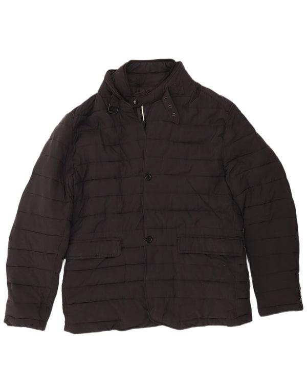 Zara Ανδρικό μπουφάν UK 40 Large Black Polyester