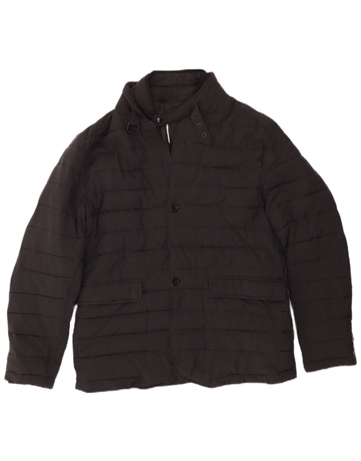 Zara Ανδρικό μπουφάν UK 40 Large Black Polyester