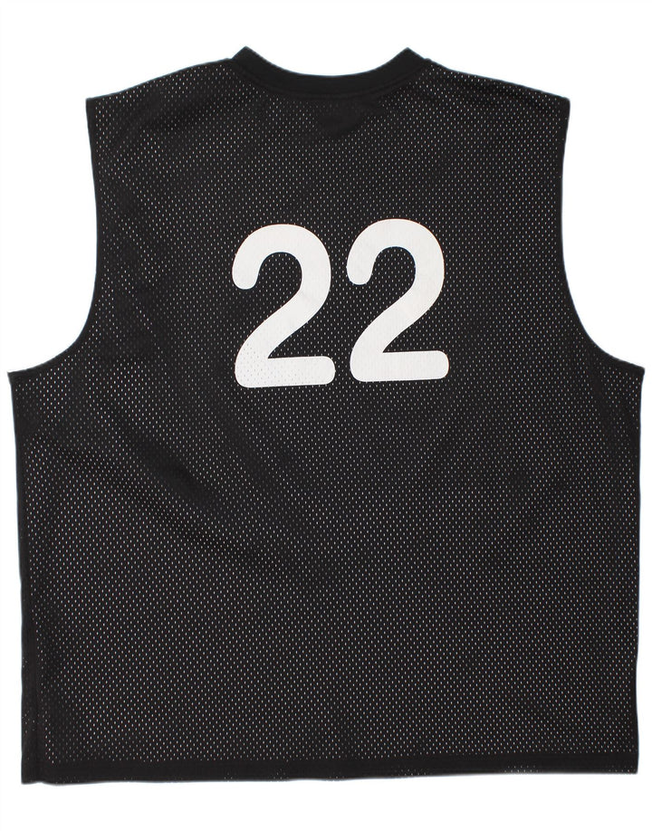 And1 Ανδρικό Γραφικό Γιλέκο Τοπ 3XL Μαύρο Πολυεστέρα