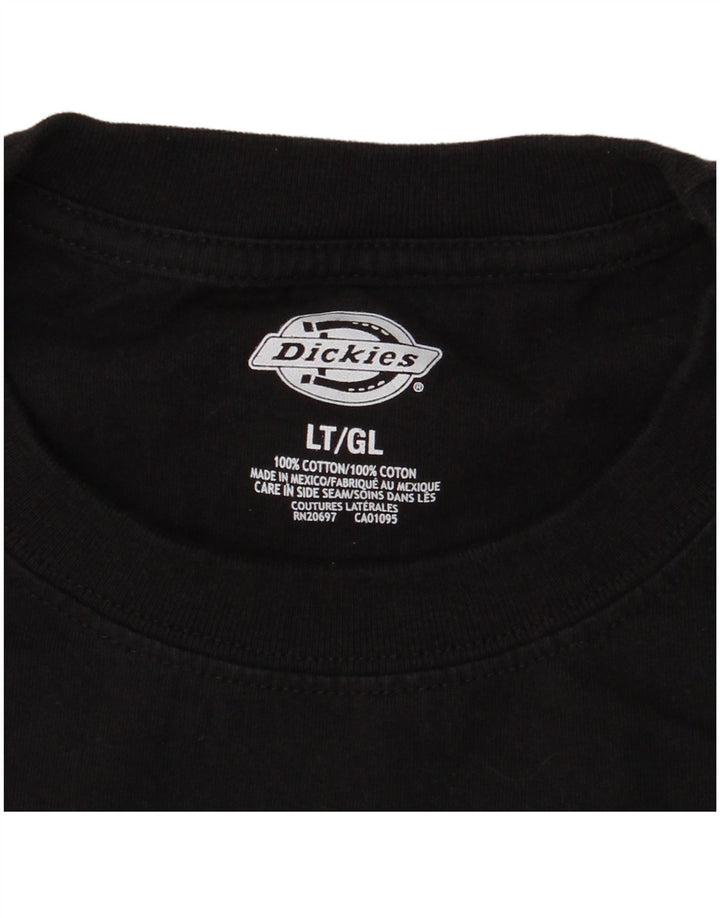 Ανδρικό T-Shirt Dickies Top Large Μαύρο Βαμβακερό