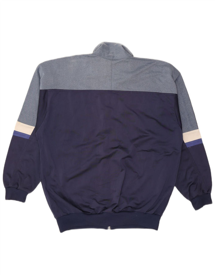 ASICS Ανδρική φόρμα αθλητικής φόρμας γραφικών Top Jacket Μεγάλο μπλε μπλε χρώματος