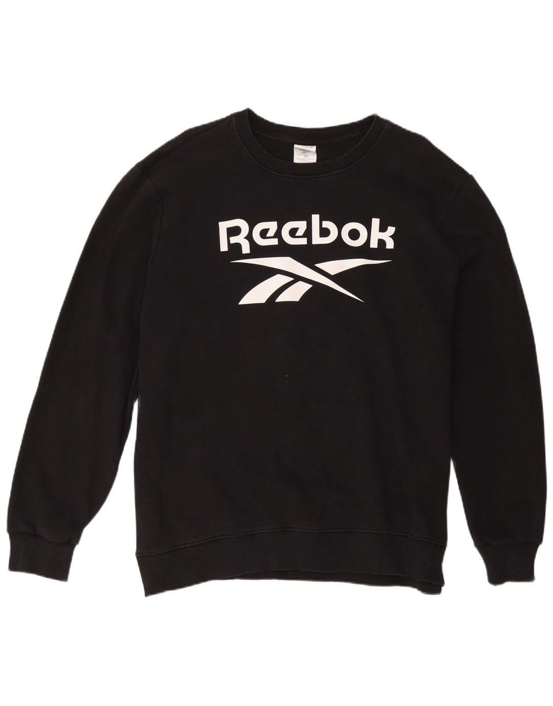 Ανδρικό γραφικό φούτερ Reebok Jumper XL Μαύρο βαμβακερό