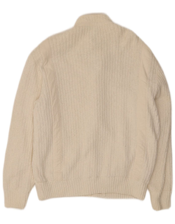 Ανδρικό πουλόβερ Navigare Cardigan IT 50/52 Medium White