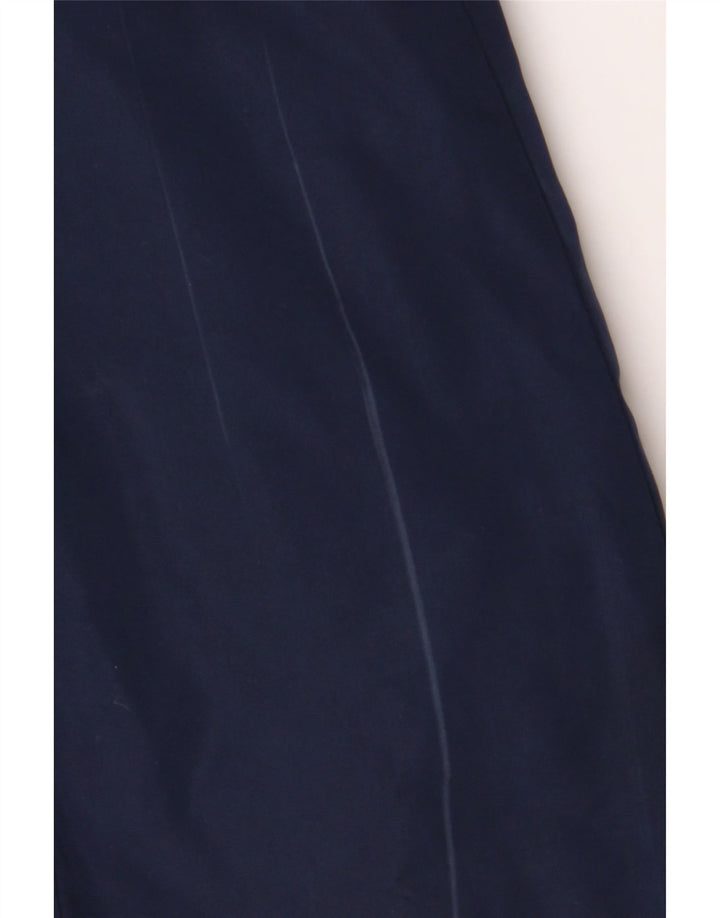 MARKS & SPENCER Γυναικείο αυτόγραφο μπουφάν Parka με κουκούλα UK 14 Large Navy Blue