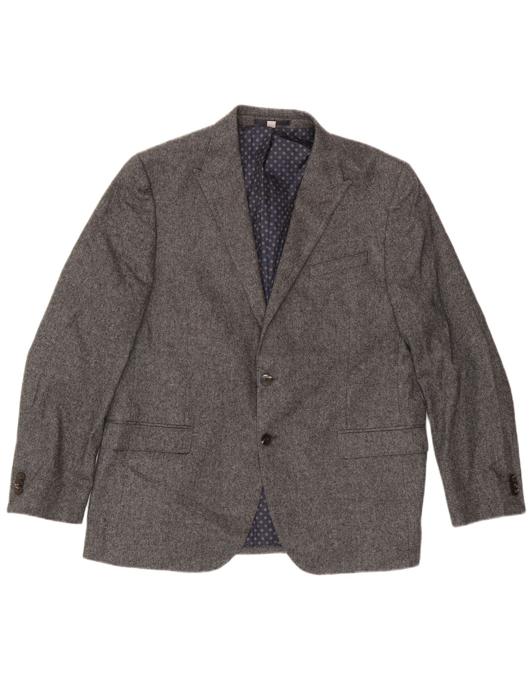 Marks & Spencer Ανδρικό μπουφάν σακάκι με 2 κουμπιά UK 44 2XL γκρι μαλλί