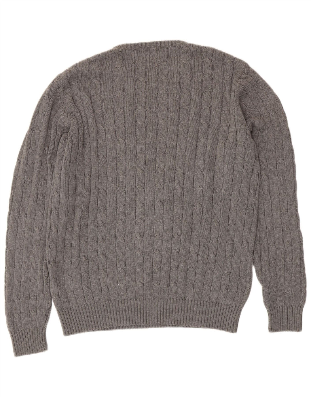Ανδρικό πουλόβερ Marks & Spencer Blue Harbour Crew Neck Jumper Large Grey