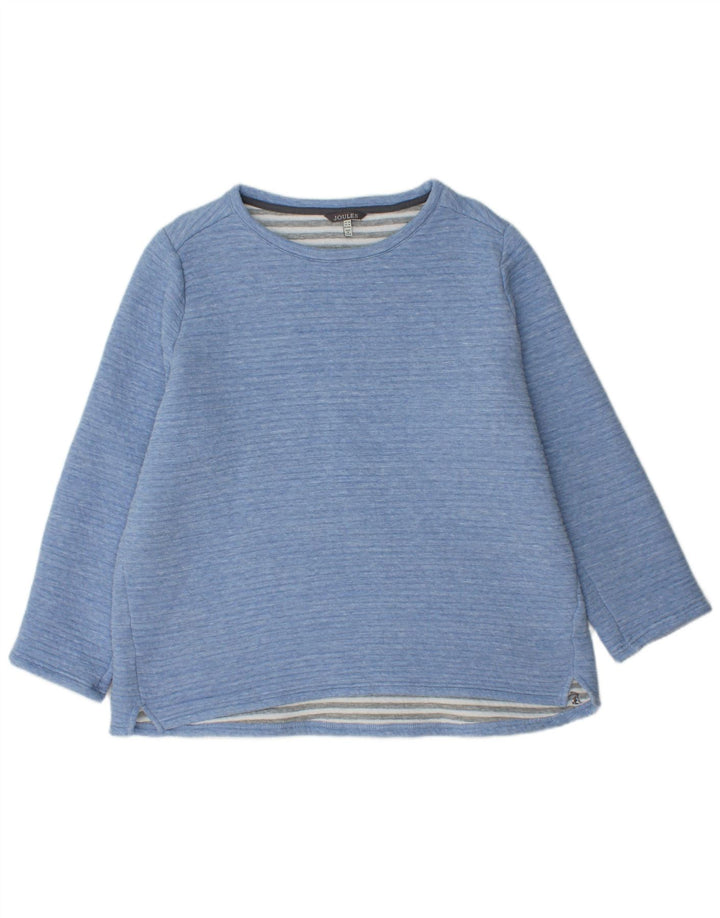 JOULES Γυναικεία φούτερ υπερμεγέθη Jumper UK 18 XL Μπλε βαμβακερή ρίγα