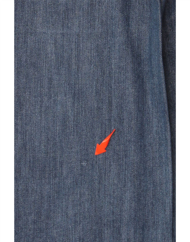TRUSSARDI Γυναικείο ίσιο τζιν W26 L30 Μπλε βαμβακερό
