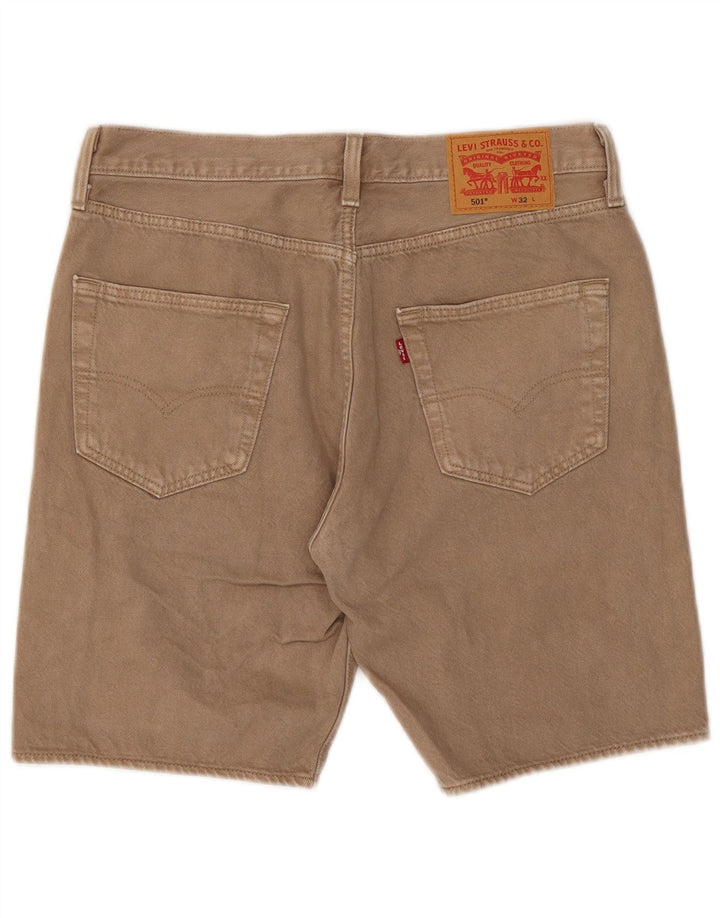 Ανδρικό τζιν σορτς Levi's 501 W32 Βαμβακερό μεσαίο μπεζ