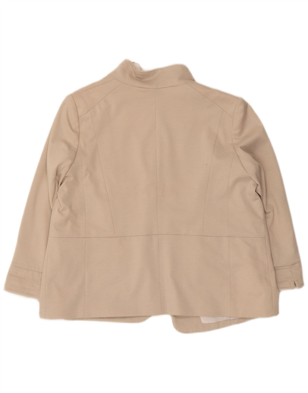 Wallis γυναικείο 3/4 μανίκι ανοιχτό σακάκι UK 18 XL Μπεζ πολυεστέρας