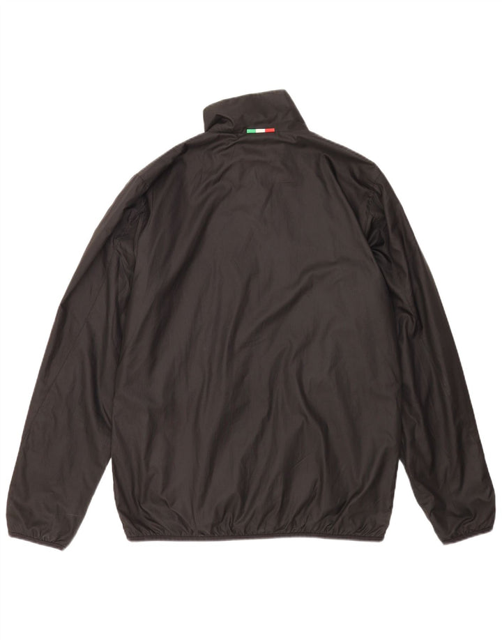 Adidas Ανδρικό μπουφάν βροχής UK 38 Medium Μαύρο Πολυεστέρας