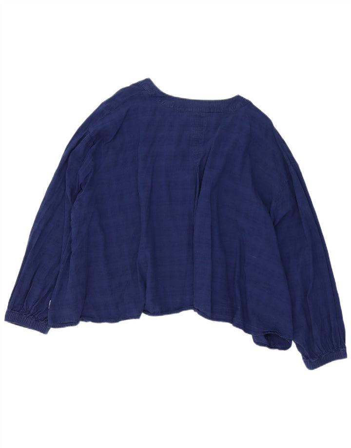 Wrangler Γυναικείο πουκάμισο Crop Oversized Μπλούζα UK 10 Small Blue
