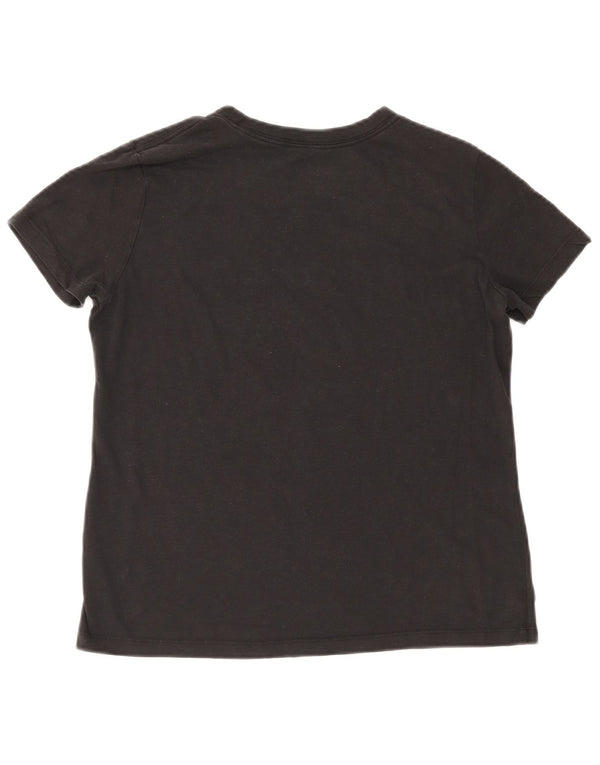 Γυναικείο γραφικό μπλουζάκι Nike Dri Fit Top UK 14 Medium Black